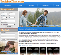  positive chat homepage screenshot